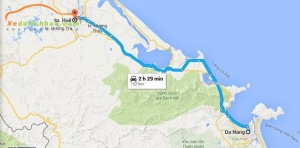 từ huế đi đà nẵng bao nhiêu km