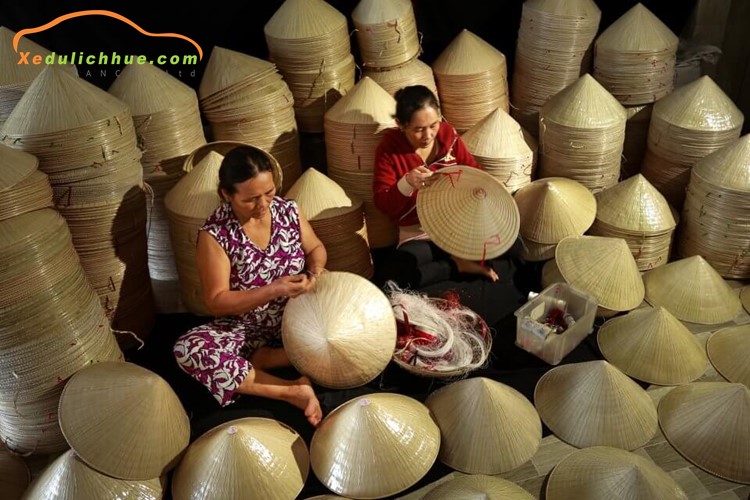 làng nghề nón lá huế