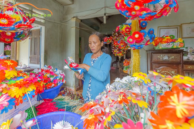 nghề làm hoa giấy