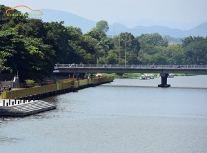 cầu gỗ lim ở Huế
