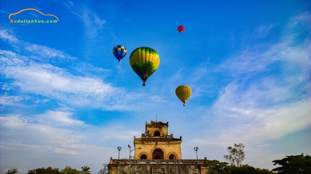 lễ hội khinh khí cầu ở huế