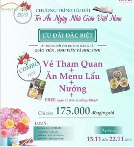 Bạch Mã Village giảm giá vé 20/11