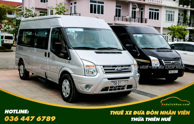 xe đưa đón nhân viên Ford Transit